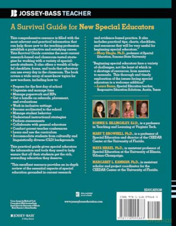 Survival Guide For New Special Educators - Bonnie Billingsley [KSIĄŻKA]