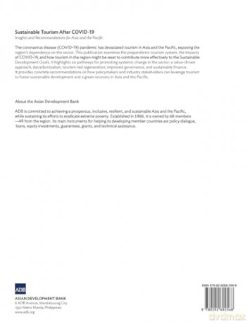 Sustainable Tourism After Covid-19 - Asian Development Ba [KSIĄŻKA]