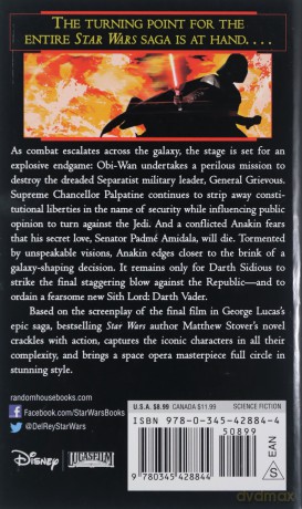 Sw Revenge Of The Sith - Matthew Stover [KSIĄŻKA]
