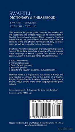Swahili Dictionary And Phrasebook: Swahi - Nicholas Awde [KSIĄŻKA]