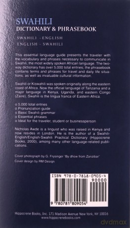 Swahili Dictionary And Phrasebook: Swahi - Nicholas Awde [KSIĄŻKA]