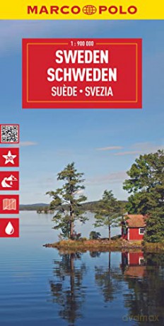 Sweden Marco Polo Map - Marco Polo [KSIĄŻKA]
