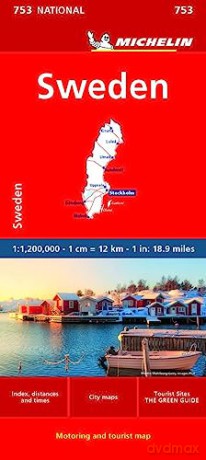 Sweden Michelin National Map 753 - Michelin [KSIĄŻKA]