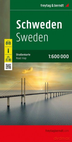 Sweden Road Map 1600000 [KSIĄŻKA]