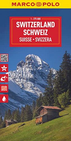 Switzerland Marco Polo Map - Marco Polo [KSIĄŻKA]