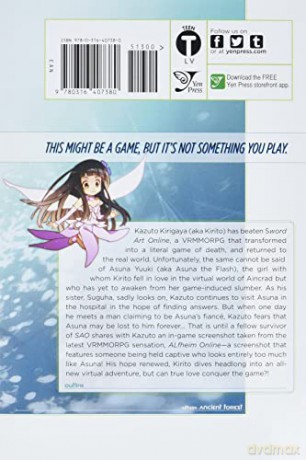 Sword Art Online 1 Fairy Dance Manga - Reki Kawahara [KSIĄŻKA]