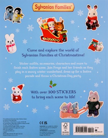 Sylvanian/Sticker Dress Up Christmas - Macmillan Children's [KSIĄŻKA]