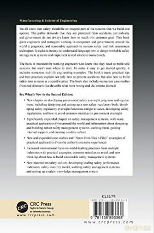 System Safety Engineering And Risk Asses - Nicholas J. Bahr [KSIĄŻKA]