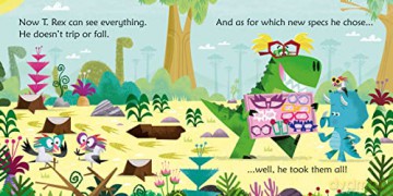 T Rex Needs Specs - Lesley Sims [KSIĄŻKA]