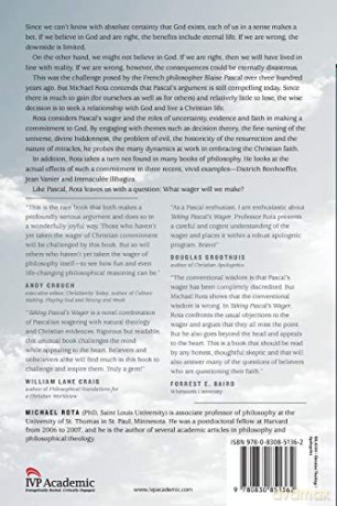 Taking Pascal Wager - Rota Michael [KSIĄŻKA]