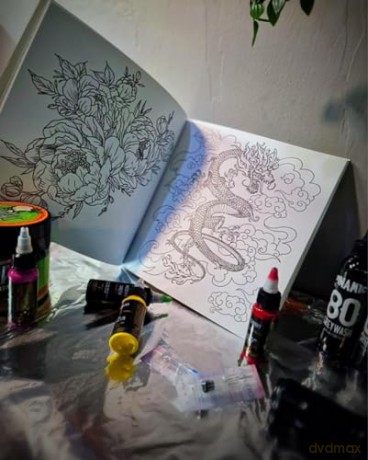Tattoo Colouring [KSIĄŻKA]