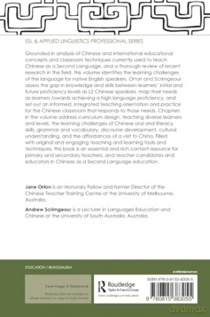 Teaching Chinese As A Second Language - Jane Orton [KSIĄŻKA]