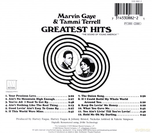 Marvin Gaye & Tammi Terrell: Greatest Hits (Wersja Zremasterowana) [CD]