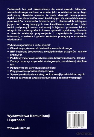 Podstawy Lakiernictwa Samochodowego - Weinhuber K., [KSIĄŻKA]