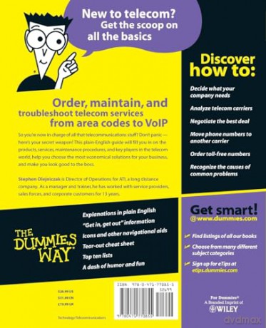 Telecom For Dummies - Stephen Olejniczak [KSIĄŻKA]