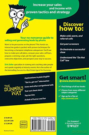 Telephone Sales For Dummies - Dirk Zeller [KSIĄŻKA]