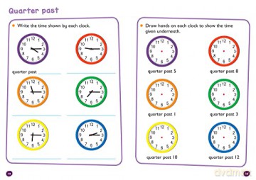 Telling The Time Wipe Clean Activity - Collins Easy Learnin [KSIĄŻKA]