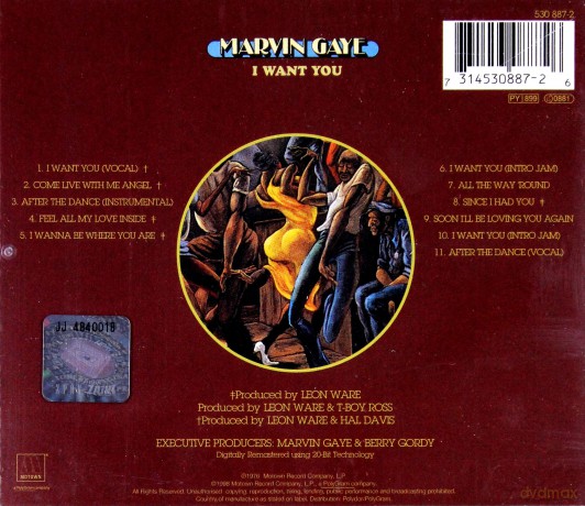Marvin Gaye: I Want You (Wersja Zremasterowana) [CD]