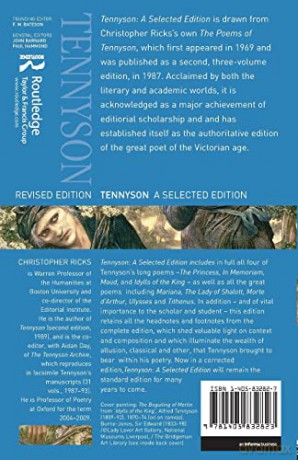 Tennyson: A Selected Edition - Christopher Ricks [KSIĄŻKA]