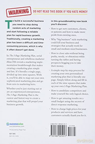 The 1-Page Marketing Plan - Dib Allen [KSIĄŻKA]