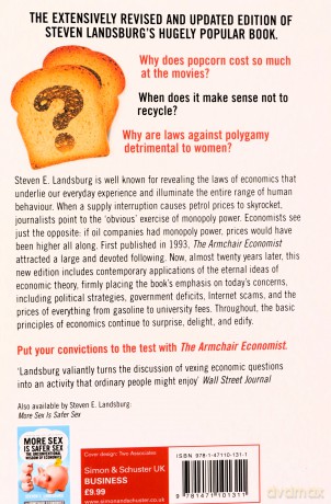 The Armchair Economist Pa - Steven E Landsburg [KSIĄŻKA]