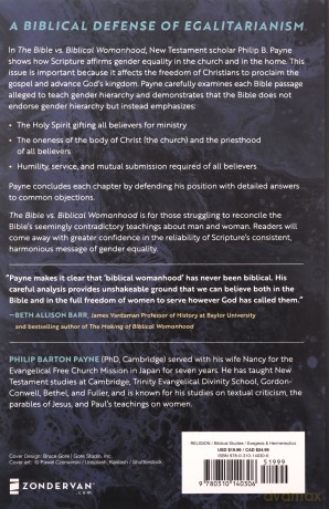 The Bible Vs. Biblical Womanhood - Payne Philip Barton [KSIĄŻKA]