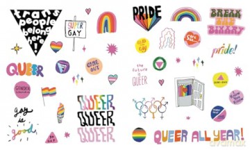 The Big Book Of Queer Stickers - Ashley Molesso Chess [KSIĄŻKA]