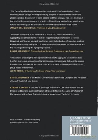 The Cambridge Handbook Of Class Actions - Edited By Brian T. F [KSIĄŻKA]
