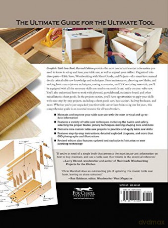 The Complete Table Saw Book Revis - Marshall Chris [KSIĄŻKA]
