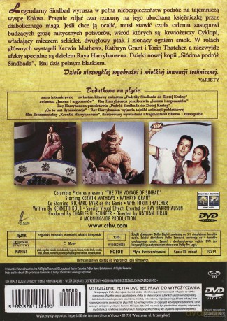 Siódma podróż Sindbada [DVD]