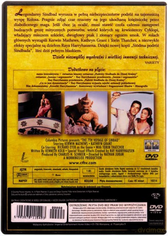 Siódma podróż Sindbada [DVD]