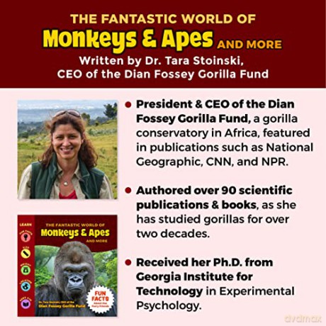 The Fantastic World Of Monkeys Apes An - Tara Stoinski [KSIĄŻKA]