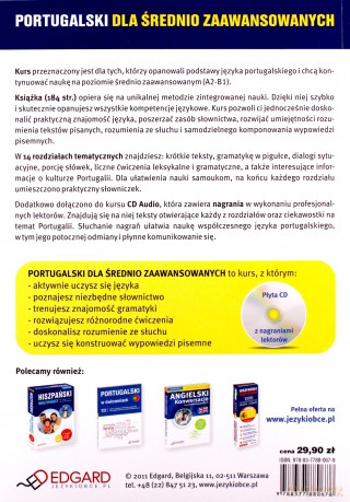 Portugalski Dla Średnio Zaawansowanych Poziom A2-B1 - Opracowanie Zbiorowe [KSIĄŻKA]