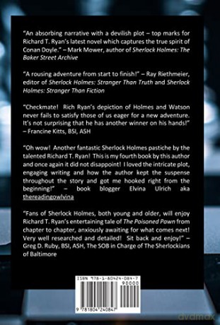 The Poisoned Pawn: A Sherlock Holmes Adv - Richard T Ryan [KSIĄŻKA]