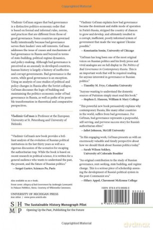 The Politics Of Bad Governance In Contem - Vladimir Gel'man [KSIĄŻKA]