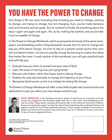 The Power To Change Workbook - Groeschel Craig [KSIĄŻKA]