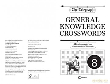 The Telegraph General Knowledge Crosswo - Telegraph Media Grou [KSIĄŻKA]
