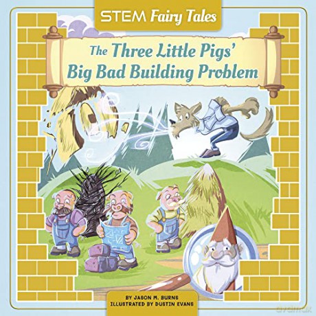 The Three Little Pigs Big Bad Building - Jason M Burns [KSIĄŻKA]
