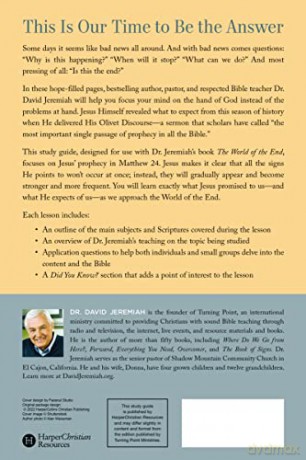 The World Of The End Study Guide - Jeremiah Dr. David [KSIĄŻKA]