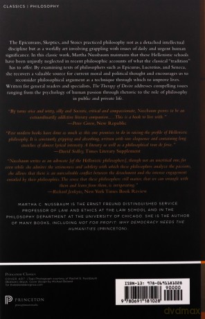 Therapy Of Desire The - Martha Nussbaum [KSIĄŻKA]