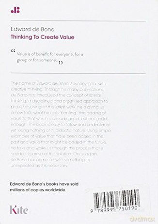 Thinking To Create Value - Edward De Bono [KSIĄŻKA]