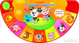 Przygody Zwierząt Dźwiękowe Kółeczka [KSIĄŻKA]