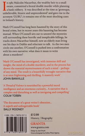 Thread Of Violence - Mark O'connell [KSIĄŻKA]
