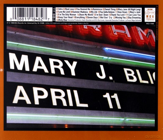 Mary J. Blige: The Tour [CD]
