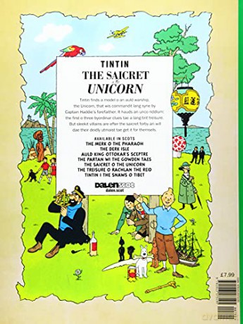 Tintin The Saicret O The Unicorn [KSIĄŻKA]