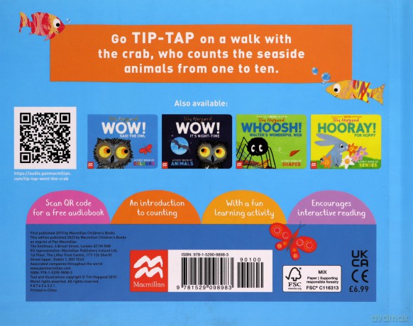 Tip Tap Went The Crab - Tim Hopgood [KSIĄŻKA]