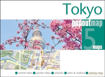 Tokyo Popout Map - Popout Maps [KSIĄŻKA]