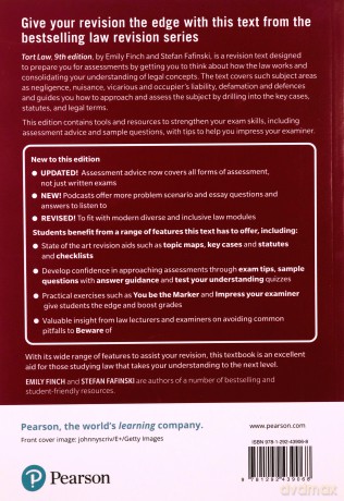 Tort Law Revision Guide - Stefan Fafinski [KSIĄŻKA]
