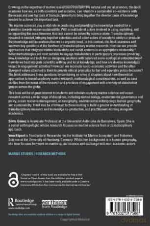 Transdisciplinary Marine Research - S Lvia G Mez [KSIĄŻKA]