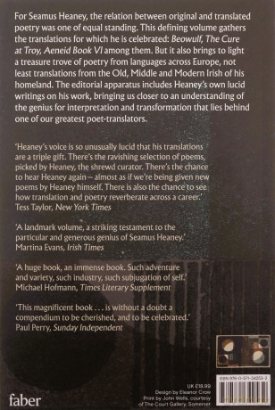Translations Of Seamus Heaney - Seamus Heaney [KSIĄŻKA]